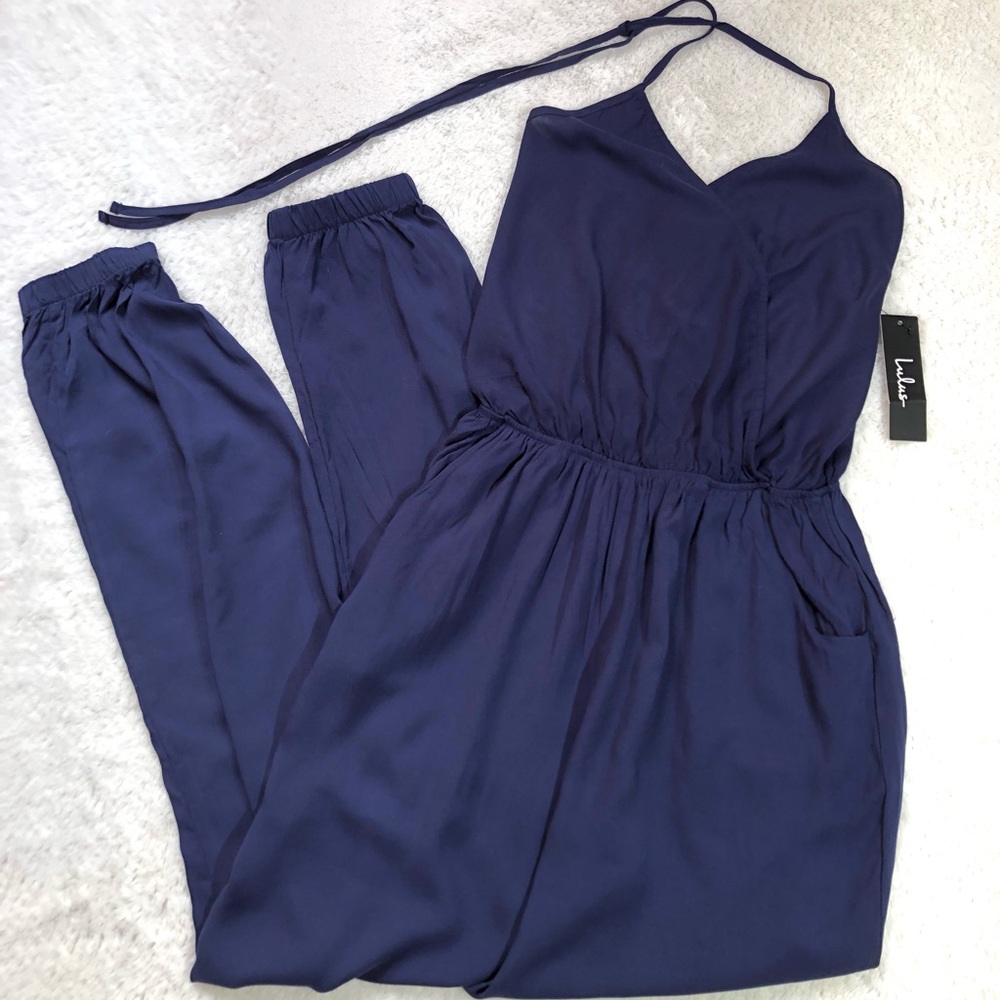 Lulus Learning To Fly Halter Jumpsuit